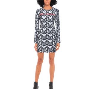LOVE Moschino Fleece lined Logo Long Sleeve Dress